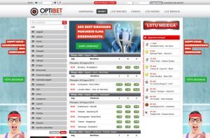 официальный сайт OPTIBET $5